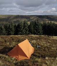 Tenda arancione vintage Force