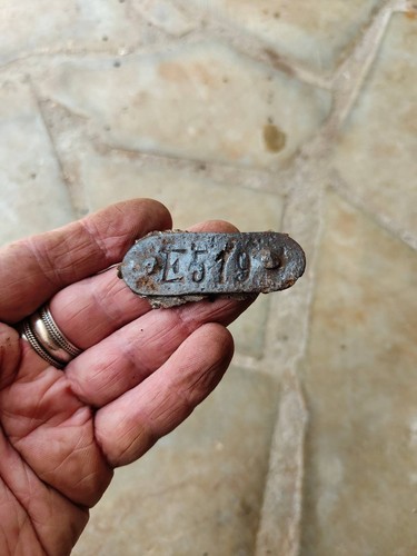 Ww1 placca ottone con - ottone,