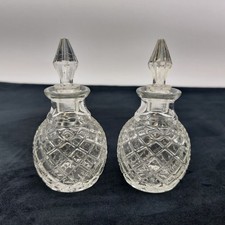 Pressed Glass Perfume Bottle