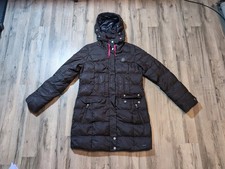 Piumino Gaastra donna taglia L cappotto invernale nero marrone