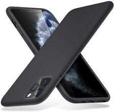 COVER CUSTODIA + PELLICOLA VETRO TEMPERATO PER IPHONE 11 11 PRO MAX NERO OPACO