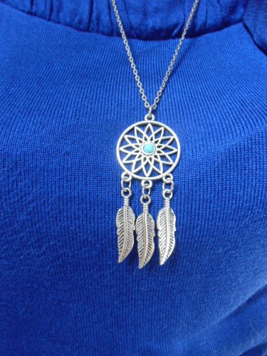Collana argentato acchiappa - argentato,