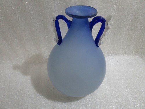 Vaso vetro blu - vaso, artistico