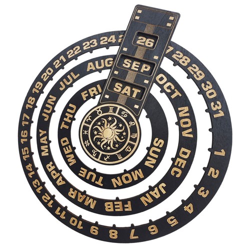 Calendario perpetuo legno - calendario, in