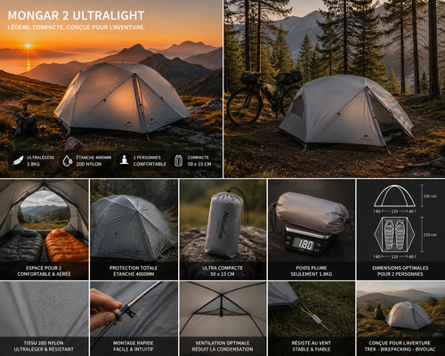Naturehike mongar ultralight - naturehike, 2