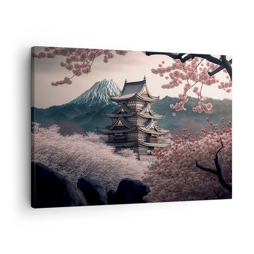 Quadro tela 70x50cm asia - tela,