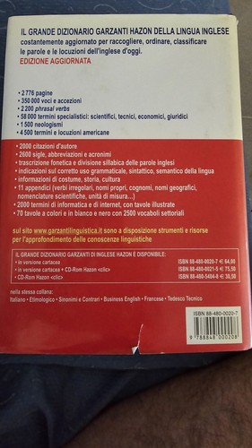 Dizionario inglese italiano - dizionario, inglese-italiano