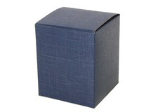 SCATOLA BLU 10X10X12 CM BOMBONIERE FAI DA TE