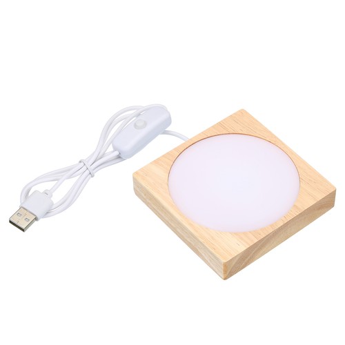 Espositore legno base luce - in,