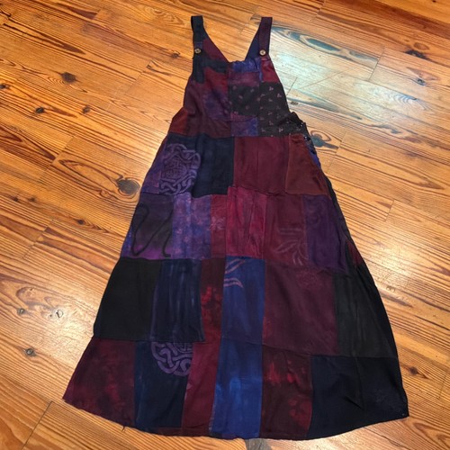 Maxi abito vintage patchwork