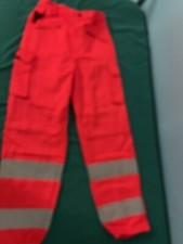 Pantalone da lavoro tecnico catarifrangente linea soccorso NUOVO 
