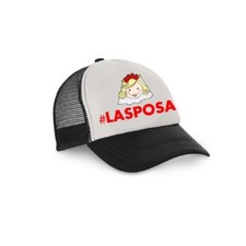 cappello cappellino visiera NERO scritta # la sposa nubilato sposi matrimonio