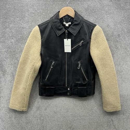 Whistles giacca pelle - , donna