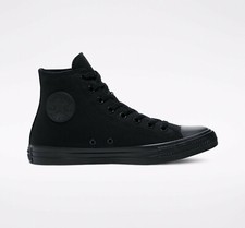 Converse Chuck Taylor All Star Mono Canvas Scarpe Alte Nere