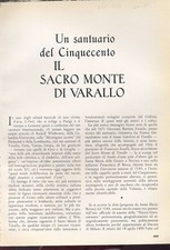 SANTUARIO DEL CINQUECENTO SACRO MONTE DI VARALLO  VIE D'ITALIA TCI (ART_1256)
