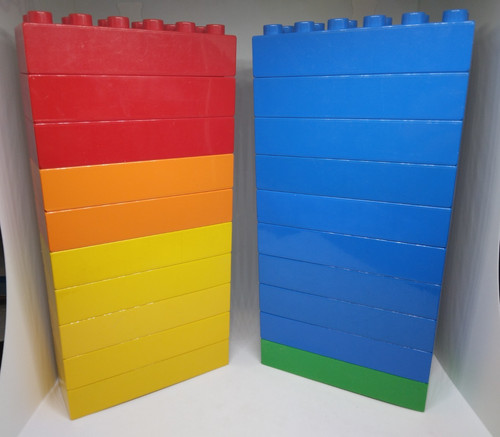 20x blocchi mattoncini - mattoncini, lego
