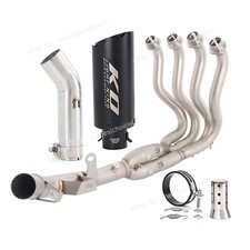 Per Suzuki GSXR600 GSXR750 2011-2025 Impianto di Scarico Completo Marmitte Tubo Anteriore