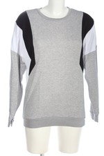 H&M Felpa Donna Tuta da ginnastica Taglia IT 40 grigio chiaro-bianco-nero