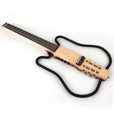 chitarra classica elettrica classica silenziosa corda nylon senza testa effetto integrato