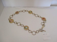 Bigiotteria - Gioielli - Cintura In Metallo Dorato - Utilizzabile per + Misure