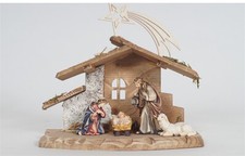 Presepe completo in legno con