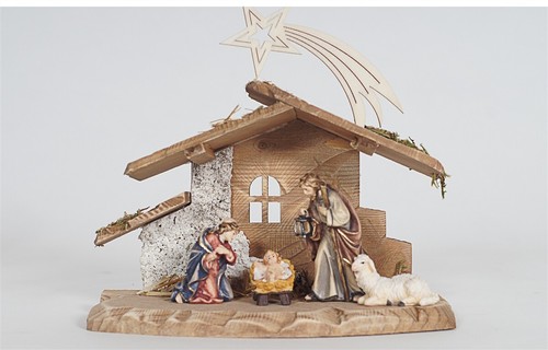 Presepe completo legno - presepe,