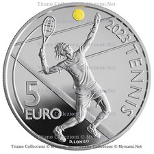 2023 * 5 Euro SAN MARINO "30ª Internazionali di Tennis Open" PROOF