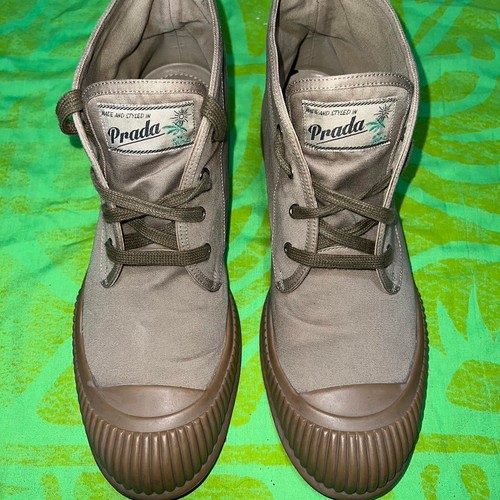 Scarpe prada marrone tela - scarpe,