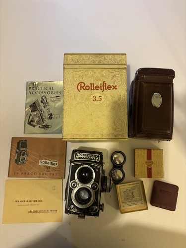 Rolleiflex tlr fotocamera - tlr,