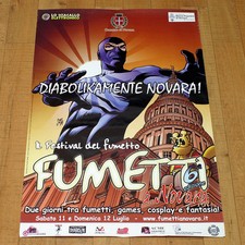 DIABOLIKAMENTE NOVARA manifesto poster Diabolik Antonelli Festival Fumetto B91 