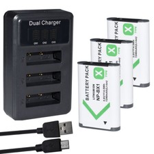 3x Batteria e triplo