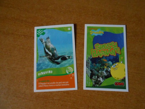 Figurina card spongebob - card, crai