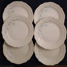 Piatti Piani Porcellana Schirnding Bavaria Fiori Azzurri W.Germany Vintage