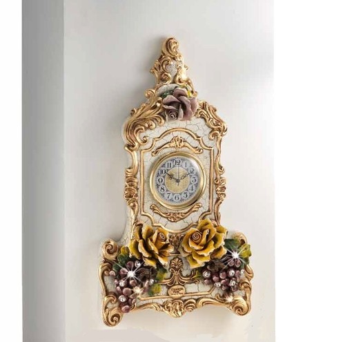 Orologio muro con rose e - muro,