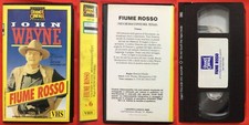 VHS FILM, JOHN WAYNE - FIUME ROSSO - MONTGOMERY CLIFT, H. HAWKS - GRANDE CINEMA