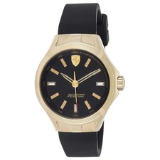 Orologio Donna Solo Tempo FERRARI 0820007 Cinturino Silicone Nero 