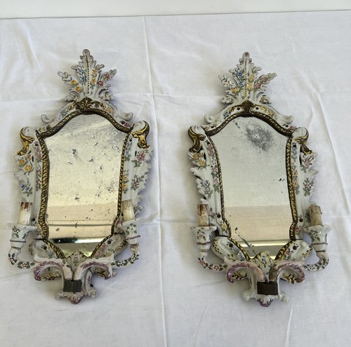 Coppia eleganti specchiere - coppia,
