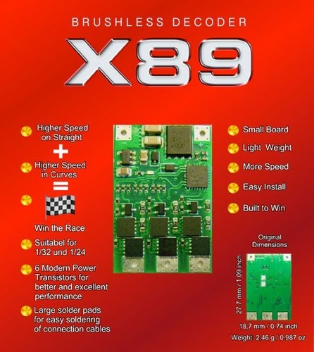 X89 motore brushless esc - brushless,