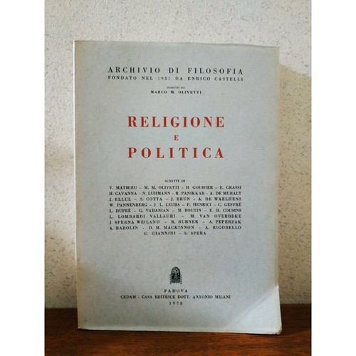 Religione politica archivio - religione, politica.