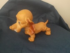 PUPAZZO LEDRA- CANE BASSOTTO - LEDRA PLASTIC ANNI 60