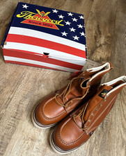 Thorogood 804-4200 Taglia 12 6" Stivali Mocassini Acciaio Pelle Sicurezza Made USA