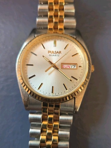 Pulsar orologio uomo bicolore - pulsar,
