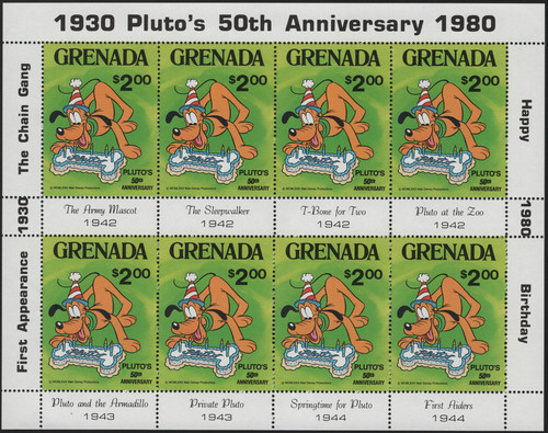 Foglio compleanno pluto - foglio, "compleanno