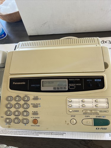 Fax panasonic f550 - fax,