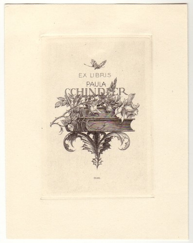 Friedrich teubel exlibris - friedrich, teubel: