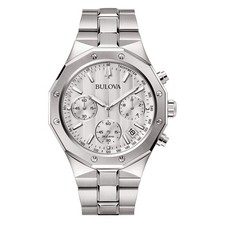 Bulova octagon white 96b408 - bulova,