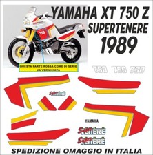 Adesivi per YAMAHA XT 750 Z SUPER TENERE 1989
