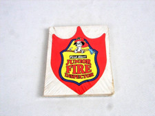 Lotto Adesivi Ispettore Vigili del Fuoco Junior Primo Allarme Vintage Nuovi In Confezione