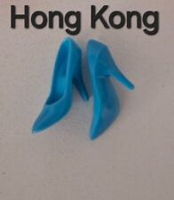 Scarpe scarpine Narrow pumps azzurre celesti per Barbie doll originali Mattel