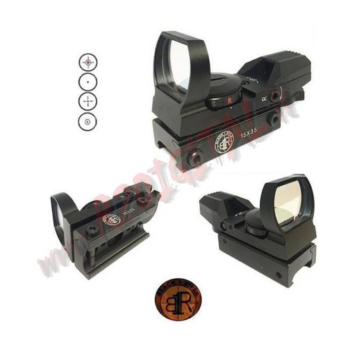 Red dot 15x35 nero - dot,